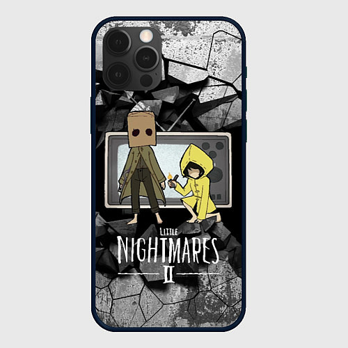 Чехол iPhone 12 Pro Max Little Nightmares 2 / 3D-Черный – фото 1