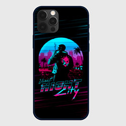 Чехол iPhone 12 Pro Max Cyberpunk 2077 NIGHT CITY