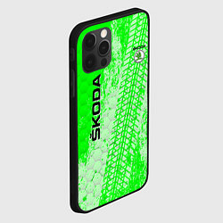 Чехол для iPhone 12 Pro Max SKODA, цвет: 3D-черный — фото 2