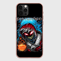 Чехол для iPhone 12 Pro Max Disturbed, цвет: 3D-светло-розовый