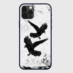 Чехол для iPhone 12 Pro Max Gothic crows, цвет: 3D-черный