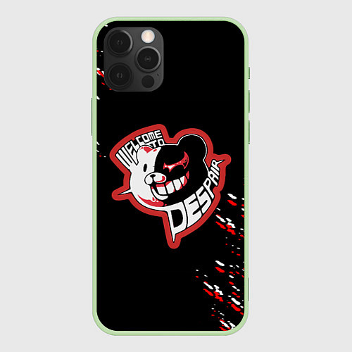 Чехол iPhone 12 Pro Max Danganronpa / 3D-Салатовый – фото 1