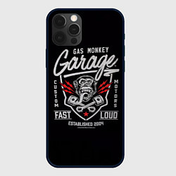 Чехол для iPhone 12 Pro Max Gas Monkey Garage, цвет: 3D-черный