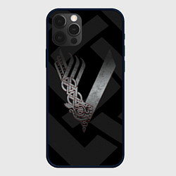 Чехол для iPhone 12 Pro Max ВИКИНГИ VIKINGS V, цвет: 3D-черный