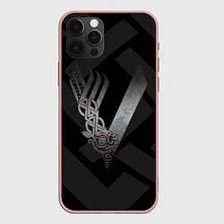 Чехол для iPhone 12 Pro Max ВИКИНГИ VIKINGS V, цвет: 3D-светло-розовый