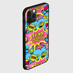 Чехол для iPhone 12 Pro Max Year baby Pop art print, цвет: 3D-черный — фото 2