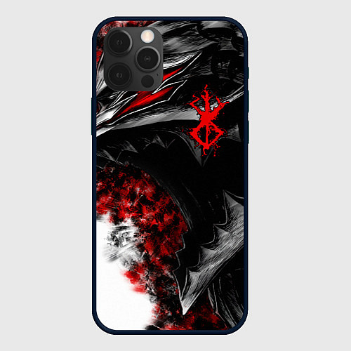 Чехол iPhone 12 Pro Max BERSERK БЕРСЕРК / 3D-Черный – фото 1