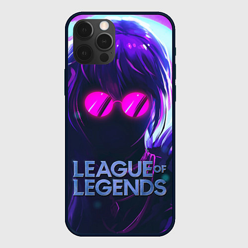 Чехол iPhone 12 Pro Max Evelynn LOL / 3D-Черный – фото 1