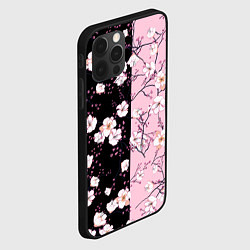 Чехол для iPhone 12 Pro Max САКУРА SAKURA ВИШНЯ, цвет: 3D-черный — фото 2