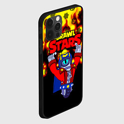 Чехол для iPhone 12 Pro Max Brawl StarsStu, цвет: 3D-черный — фото 2