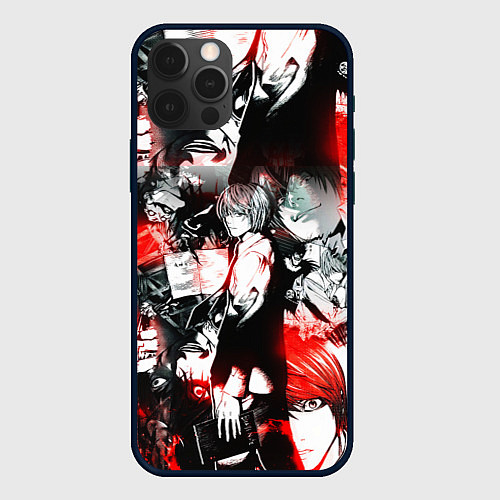 Чехол iPhone 12 Pro Max ТЕТРАДЬ СМЕРТИ / 3D-Черный – фото 1
