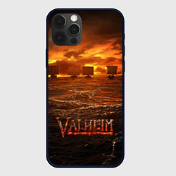 Чехол для iPhone 12 Pro Max Valheim Корабли, цвет: 3D-черный