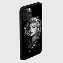 Чехол для iPhone 12 Pro Max МЭРИЛИН, цвет: 3D-черный — фото 2