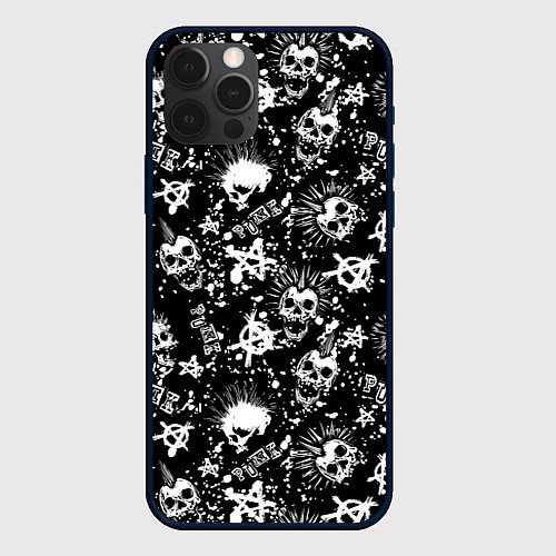 Чехол iPhone 12 Pro Max Панк / 3D-Черный – фото 1