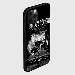 Чехол для iPhone 12 Pro Max Who am I? Tokyo Ghoul, цвет: 3D-черный — фото 2