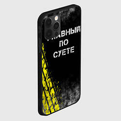 Чехол для iPhone 12 Pro Max Главный по суете, цвет: 3D-черный — фото 2