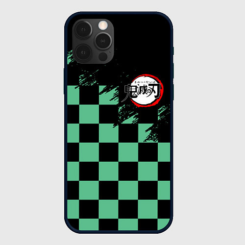 Чехол iPhone 12 Pro Max TANJIRO KAMADO ТАНДЖИРО / 3D-Черный – фото 1