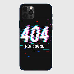 Чехол для iPhone 12 Pro Max Глитч 404, цвет: 3D-черный