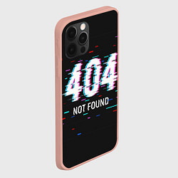 Чехол для iPhone 12 Pro Max Глитч 404, цвет: 3D-светло-розовый — фото 2