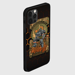 Чехол для iPhone 12 Pro Max Brotherhood of steel art, цвет: 3D-черный — фото 2