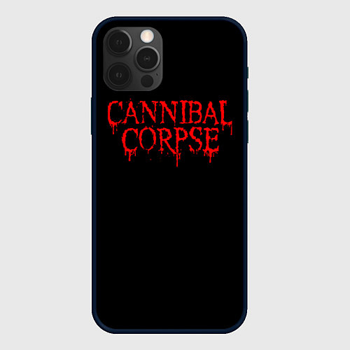 Чехол iPhone 12 Pro Max Cannibal Corpse / 3D-Черный – фото 1