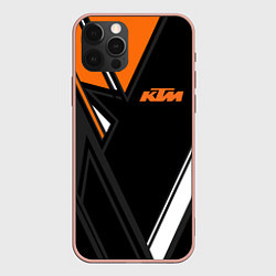 Чехол для iPhone 12 Pro Max KTM КТМ, цвет: 3D-светло-розовый