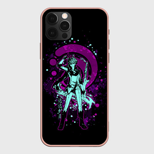 Чехол iPhone 12 Pro Max GENSHIN IMPACT, ТАРТАЛЬЯ / 3D-Светло-розовый – фото 1