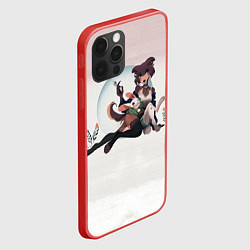 Чехол для iPhone 12 Pro Max Джуно и Хару, цвет: 3D-красный — фото 2