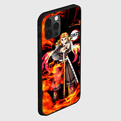 Чехол для iPhone 12 Pro Max КЛИНОК РАССЕКАЮЩИЙ ДЕМОНОВ, цвет: 3D-черный — фото 2