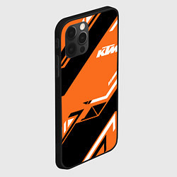 Чехол для iPhone 12 Pro Max KTM КТМ SPORT, цвет: 3D-черный — фото 2