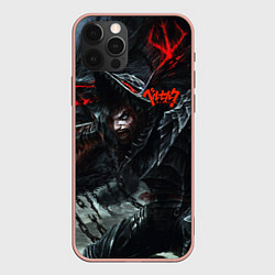 Чехол для iPhone 12 Pro Max BERSERK БЕРСЕРК, цвет: 3D-светло-розовый