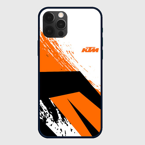 Чехол iPhone 12 Pro Max KTM КТМ Z / 3D-Черный – фото 1