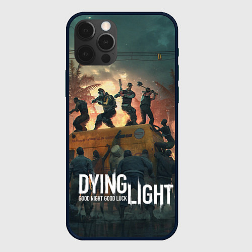 Чехол iPhone 12 Pro Max Dying Light / 3D-Черный – фото 1