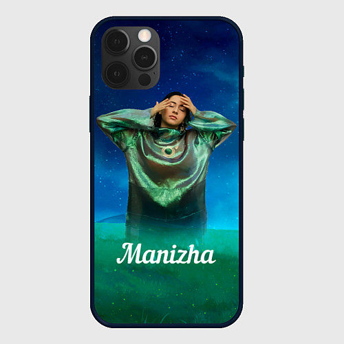 Чехол iPhone 12 Pro Max Манижа Manizha / 3D-Черный – фото 1