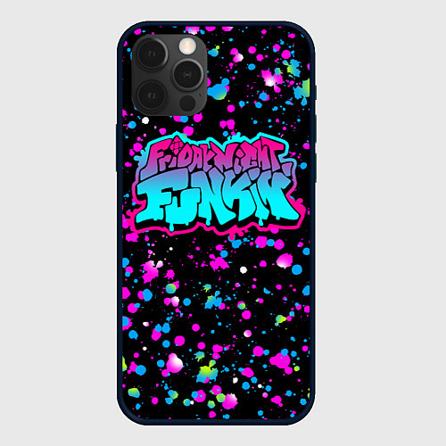 Чехол iPhone 12 Pro Max FRIDAY NIGHT FUNKIN NEON / 3D-Черный – фото 1