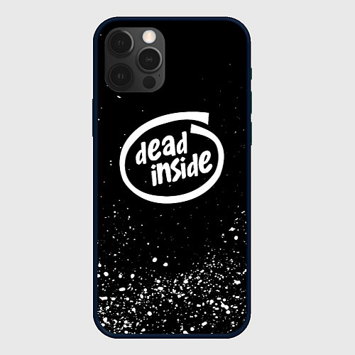 Чехол iPhone 12 Pro Max DEAD INSIDE / 3D-Черный – фото 1