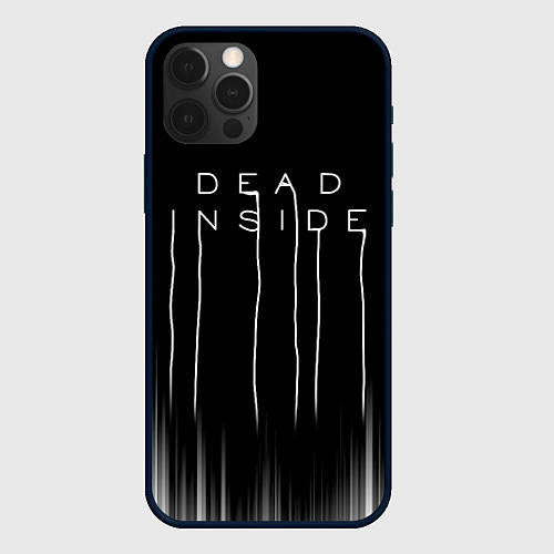 Чехол iPhone 12 Pro Max DEAD INSIDE DEATH STRANDING / 3D-Черный – фото 1