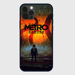 Чехол для iPhone 12 Pro Max Metro Exodus, цвет: 3D-черный