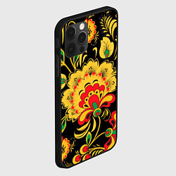 Чехол для iPhone 12 Pro Max Хохлама, цвет: 3D-черный — фото 2
