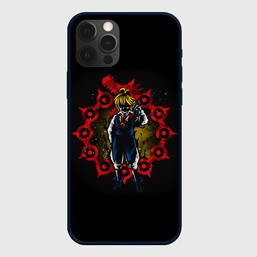 Чехол iPhone 12 Pro Max 7 СМЕРТНЫХ ГРЕХОВ МЕЛИОДАС / 3D-Черный – фото 1