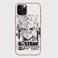 Чехол для iPhone 12 Pro Max Dr Stone Senkuu, цвет: 3D-светло-розовый