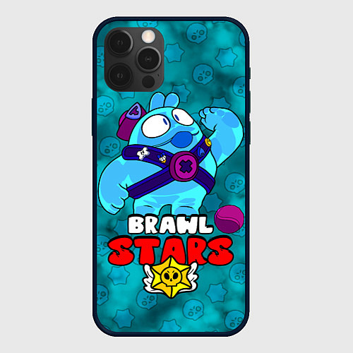 Чехол iPhone 12 Pro Max Brawl StarsSqueak / 3D-Черный – фото 1