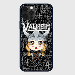 Чехол для iPhone 12 Pro Max Valheim Girl, цвет: 3D-черный