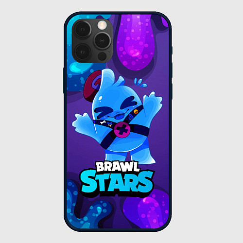 Чехол iPhone 12 Pro Max Сквик Squeak Brawl Stars / 3D-Черный – фото 1