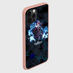 Чехол для iPhone 12 Pro Max Genshin Impact - Rosaria, цвет: 3D-светло-розовый — фото 2
