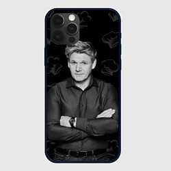 Чехол для iPhone 12 Pro Max ГОРДОН РАМЗИ Gordon Ramsay, цвет: 3D-черный