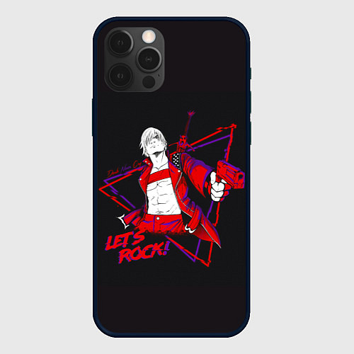 Чехол iPhone 12 Pro Max Lets Rock DMC / 3D-Черный – фото 1