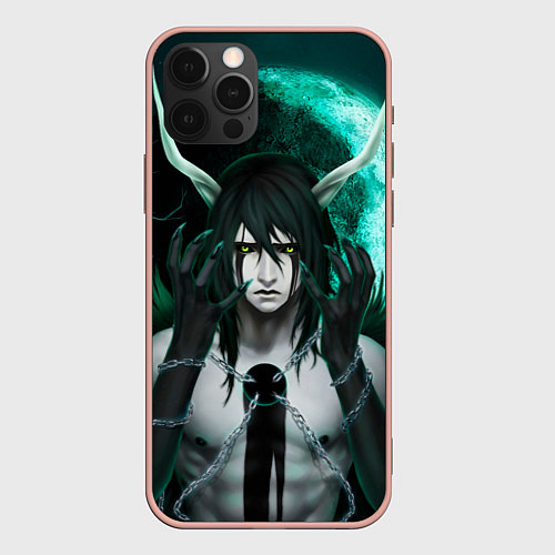 Чехол iPhone 12 Pro Max Ulquiorra Schiffer Bleach / 3D-Светло-розовый – фото 1