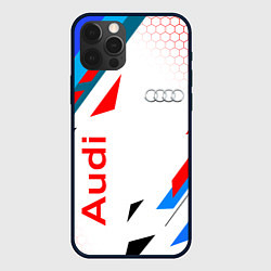 Чехол для iPhone 12 Pro Max AUDI АУДИ SPORT, цвет: 3D-черный