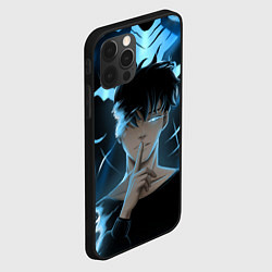 Чехол для iPhone 12 Pro Max Solo leveling Manga, цвет: 3D-черный — фото 2